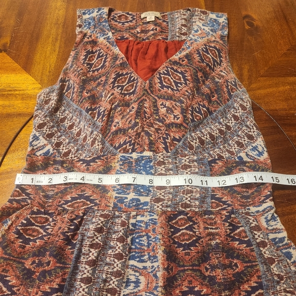 Lucky Brand Multicolored Sleeveless Dress Size Medium - Picture 3 of 6